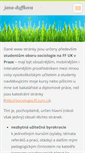 Mobile Screenshot of jana-duffkova.rubicus.com